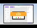 M5UI Basic Tutorial LVGL LED