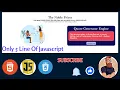 Simple JavaScript Project Quote Generator Engine HTML CSS JS