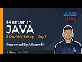 Master in Java Day 1 of 3-Day Workshop Java Introduction Classes Methods Variables