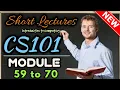 CS101 Introduction to Computing Short lecture Module 59 to 70 Virtual University Latest 2023-24