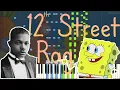 Download Lagu J. Lawrence Cook - 12th Street Rag | Spongebob Squarepants OST (Fast Ragtime Piano Synthesia)