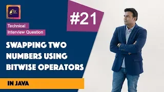 Swapping of Two numbers using Bitwise operators in Java Technical interview questions ABC