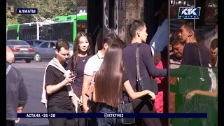 Алматинцы жалуются на переполненные автобусы и троллейбусы