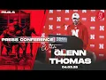 Nebraska Football QB coach Glenn Thomas spring ball press conference April 3 2025