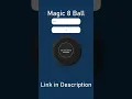Magic 8-Ball in CSS and JS