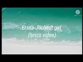 Etana- Richest girl (lyrics video)