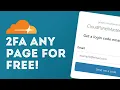 This FREE Cloudflare Feature Lets You Add 2FA to Any Page Instantly