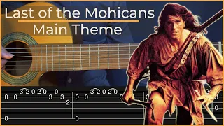 The Last Of The Mohicans Main Theme Simple Guitar Tab 