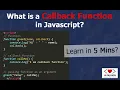 What is Callback Function in JavaScript Interview Asked Question in JS Useful JS Tutorials
