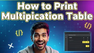How to Print Multiplication Table in JavaScript Easy Beginner Tutorial
