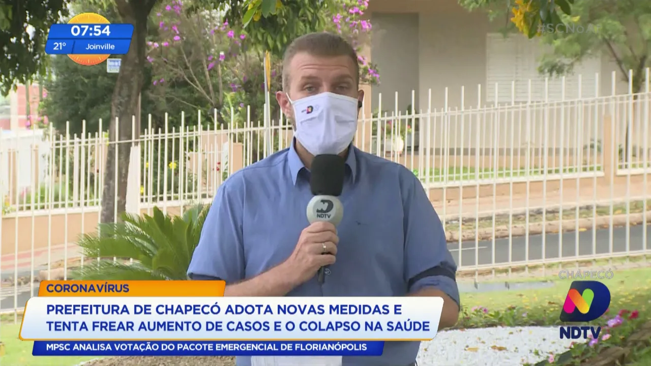 Coronavírus: prefeitura de Chapecó adota novas medidas