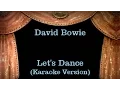Lagu David Bowie - Let's Dance - Lyrics (Karaoke Version)