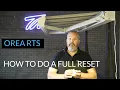 How to reset an electric awning with Somfy Orea RTS motor