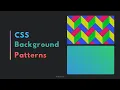 Create Amazing Background Patterns using CSS Gradients