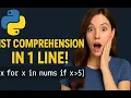 Python List Comprehension Explained Simply One Line Code for Beginners