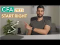 Watch this before you start the CFA 2026