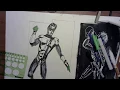green lantern full inking