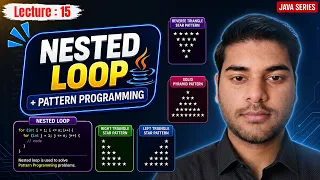 Nested Loops Pattern Programming in Java Explained Completely