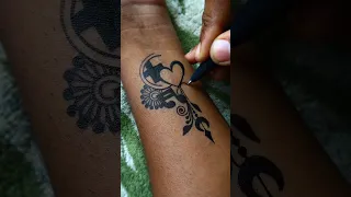 'A' is for Always: Faith, Rhythm, and Love in Ink ✝️💖🎵 #viral #trending #trendingshorts
