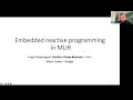 Open MLIR Meeting 12-15-2022 Embedded Reactive Programming in MLIR