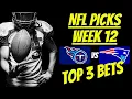 Top 3 NFL Picks - Week 12 NFL Predictions