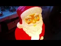 Santa Claus Blow Mold decoration Venture 1997