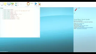 HOW TO SET A BG IMAGE WITH TEXT IN SMALL BASIC