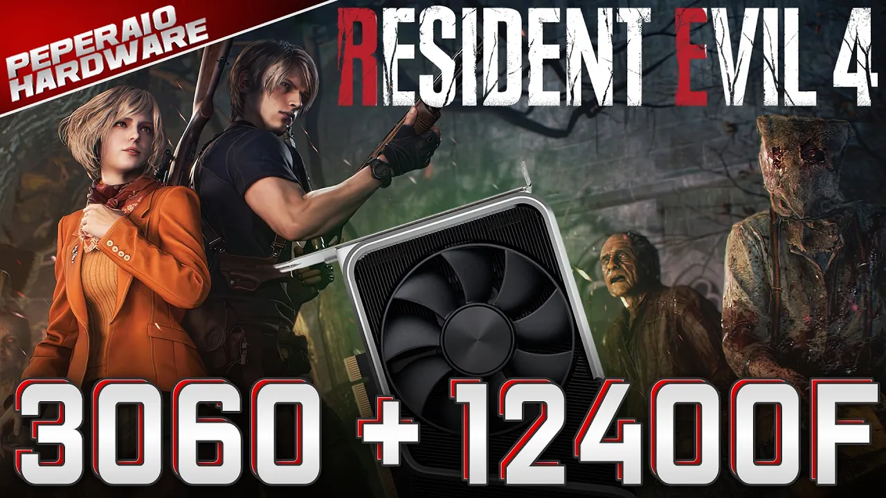 Resident Evil 4 Remake com RTX 3060 e I5 12400F - Testando a demo do Full HD ao 4K!
