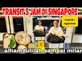 TRANSIT 5 JAM DI SINGAPORE DAN PERJALANAN LEBIH 13 JAM SAMPAI MILAN, SUDAN CAPEK BANGET 