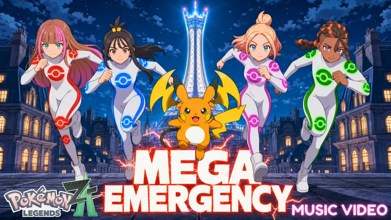 Pokémon Power Rangers?! 💥 Neon Guardians vs Mega Evolution Pokémon (Legends Z-A AMV) | ELEXYA
