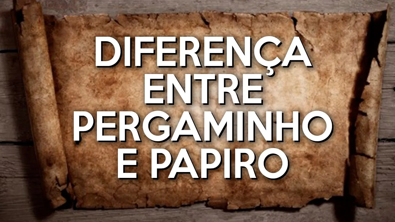QUAL A DIFERENÇA ENTRE PAPIRO E PERGAMINHO?