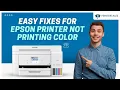 Epson Printer Not Printing Color Easy Fix for Color Ink Issue Printer Tales