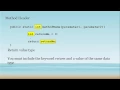 What are Methods - What are the words in the method header
