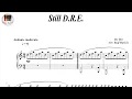 Still D R E - Dr Dre ft Snoop Dogg Piano Sheet Music
