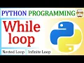 Python While Loop While Else Clause Nested While Loop Infinite While Loop Free Python Course