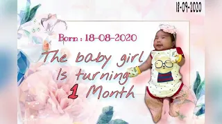 Download The BABY GIRL is turning 1 month, suara tangisan bayi baru lahir 😍 MP3