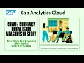 SAP Analytics Cloud Currency Conversion Table Part 04