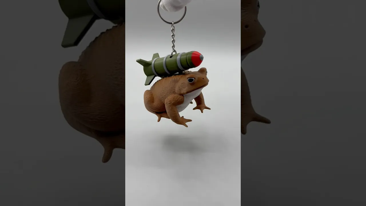 Missile Toad – The Perfect Holiday Keychain or Ornament! - 3D