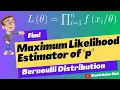 Maximum likelihood estimator MLE of Bernoulli Distribution