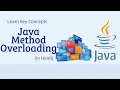 Java Method Overloading Explained in Hindi Method Overloading in Java Compile - Time Polymorphism