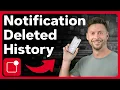 How To Check Deleted Notifications On iPhone