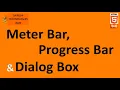 PART 13 HTML Meter Progress and Dialog Box