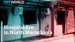 Pri Požiari V Nemocnici Pre Pacientov S Koronavírusom V Tetove Zahynulo Najmenej 14 ľudí  Pri Požiari V Nemocnici Pre Pacientov S Koronavírusom V Tetove Zahynulo Najmenej 14 ľudí