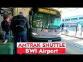 Amtrak Station Shuttle from BWI Airport Maryland