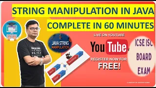 STRING MANIPULATION IN JAVA Dr Santosh Kumar