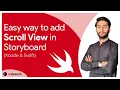 How to add ScrollView in Swift Storyboard Urdu Hindi