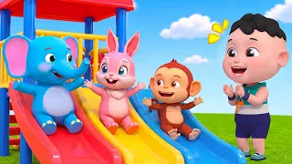Bé Đi Chơi Công Viên - Nhạc Thiếu Nhi Remix Vui Nhộn Cho Bé - Hoạt Hình Vui Chơi Bé Yêu
