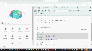 Lesson 28 2021 08 19 javascript array problem 1