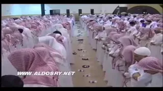  وكذلك أخذ ربك إذا أخذ القرى وهي ظالمة  تلاوة باكية بالنبرة الشهيرة  للشيخ ياسر الدوسري   رمضان ١٤٣٠ دندنها