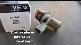 ford explorer pcv valve removal